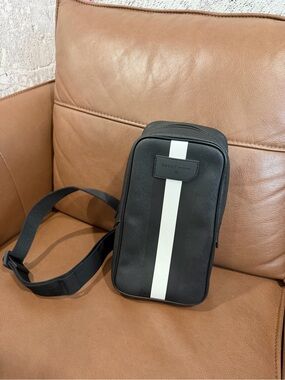 Bally Striped Sling Bag